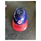 Dan LaRoche autographed mini baseball helmet