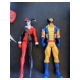Harley Quinn and Wolverine action figure