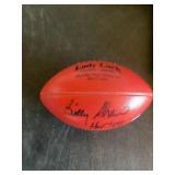 Billy Shaw autographed mini football