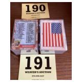 Desert storm trading cards two sets