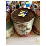 Vintage Texaco oil can