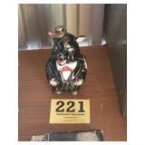 Black boss, pig bank