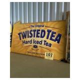 Twisted tea, alcohol sign