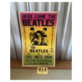 Vintage Beatles poster