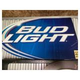 Bud Light beer sign