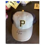 Kurt, Wagner autographed Pittsburgh Pirates hat