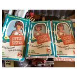 Little sister dimensional standup paper, doll lot