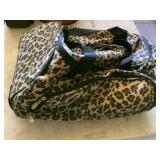 Pierre Cardin animal print duffel bag