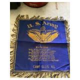 Camp, Ellis military pillowcase