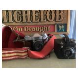 Vintage camera a lot with Kodak browning and