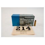 AGUILA 357 MAG JHP 125GR 1 BOX(50 RNDS)