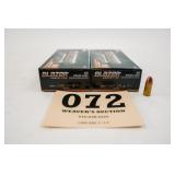 BLAZER 9MM LUGER 124 GR FMJ 2 BOXES(100 RNDS)