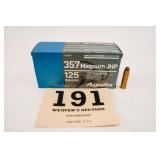 AGUILA 357 MAG JHP 125GR 1 BOX(50 RNDS)