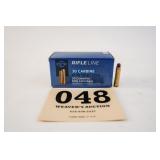 PPU 30 CARBINE SP RN 110 GR 1 BOX(50 RNDS)