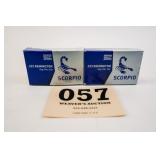 SCORPIO 223 REM 55GR FMJ 2 BOXES(40 RNDS)