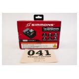 SIMMONS 1X25MM OPEN REFLEX RED DOT