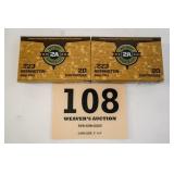 PATRIOT SPORTS 223 REM 55GR FMJ 2 BOXES(40 RNDS)