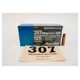 AGUILA 357 MAG JHP 125GR 1 BOX(50 RNDS)