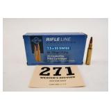 PPU 7.5X55 SWISS 174GR SP 1 BOX(20 RNDS)