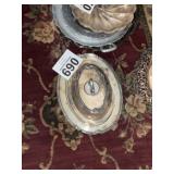 Silver plate serving dish