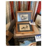 Framed duck prints