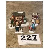 Dickens Christmas village houses  sign in car