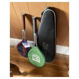 Three tennis rackets