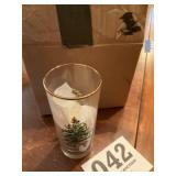 Spode glasses set up for