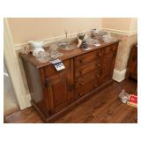 Large sideboard contents not included