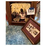 Two pieces of artwork