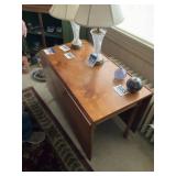 Drop leaf table contents not included