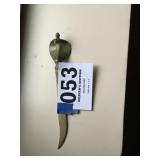 Brass ornamental knife
