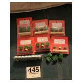 Model railroad layout trees