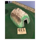 Styrofoam train mountain tunnel