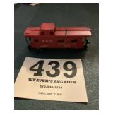 H O gauge Baltimore and Ohio caboose number 2310