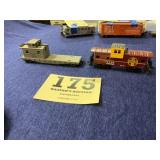 2 HO Gauge Caboose, Maine 1741 & ATSF 999628