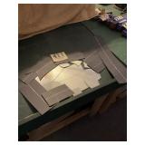 Road and mirror pieces for train layout