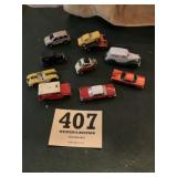 Diecast cars, and trucks