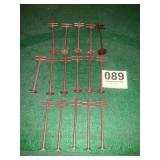 Signal/electric wire train post