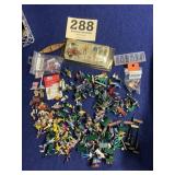 Train display and accessory lot  Towns people