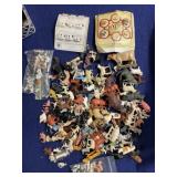 Train display and accessory lot Animals on the