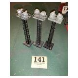 Set of three search light towers