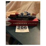 American Flyer Rocket launcher flat car number