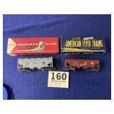 2 American Flyer Hopper Cars 924 and 921