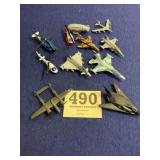 Diecast jets helicopters lot