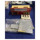Plasticville  Hardware store and hamburger stand