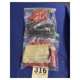 Plasticville  Barn and brick farmhouse