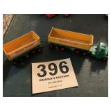 Matchbox dump trailer truck