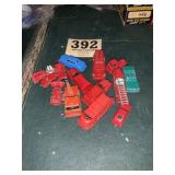 Tootise toys trucks, and others