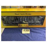 Rail king, steel arch bridge